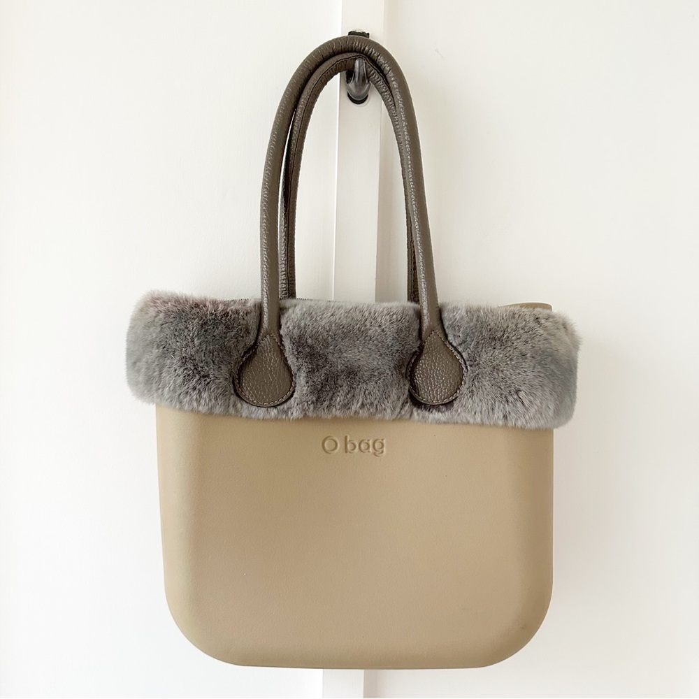 O BAG brown with faux fur
